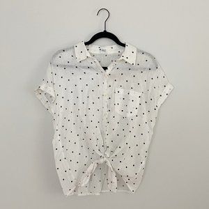 OLD NAVY Women's Polka Dot Button Down